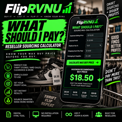 What Should I Pay? Calculator
